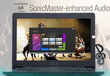 Máy tính xách tay Asus X552LAV trang bị âm thanh SonicMaster